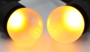 LED kogellamp E27 mat extra warm wit 1W - LED0148