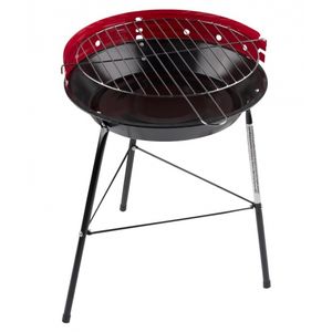 Ronde houtskool barbecue / bbq grill rood    -