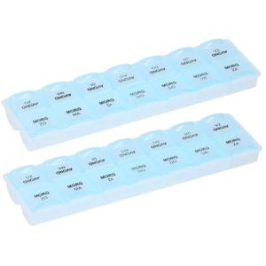 Pillendoosje - 4x stuks - week ochtend/avond - in het Nederlands - pillendozen