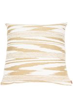 Missoni Home coussin Safi à modèle bicolore - Blanc