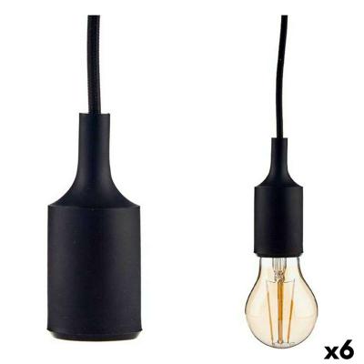 Plafondlamp Gift Decor WS-A001-1 WS-A001-1 Zwart 60 W 220-250 V (6 Stuks)