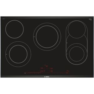 Bosch Serie 8 PKM875DP1D kookplaat Zwart, Roestvrijstaal Ingebouwd Keramisch 5 zone(s)