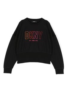 Dkny Kids sweat à logo imprimé - Noir