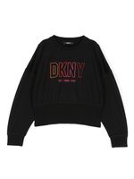 Dkny Kids sweat à logo imprimé - Noir