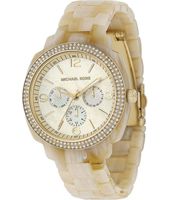 Horlogeband Michael Kors MK5087 Kunststof/Plastic Beige 18mm