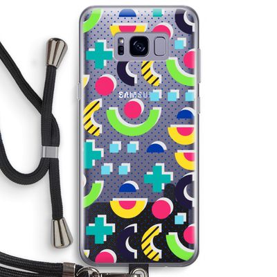 8-bit N°1: Samsung Galaxy S8 Plus Transparant Hoesje met koord