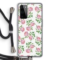 Kleine roosjes: OnePlus 9 Pro Transparant Hoesje met koord