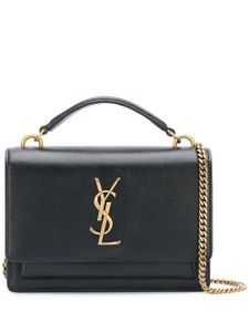 Saint Laurent sac à main Cassandra - Noir