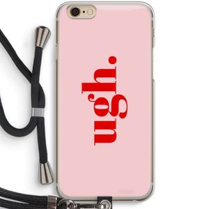 Ugh: iPhone 6 / 6S Transparant Hoesje met koord