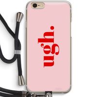 Ugh: iPhone 6 / 6S Transparant Hoesje met koord