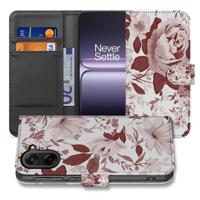 Watercolor Flowers Hoesje Voor OnePlus Nord CE 5 | Bookcase Hoesje