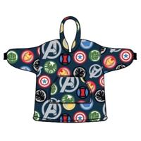 Marvel Avengers Hoodie Fleece deken Symbols, 7 - 14 jaar