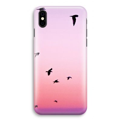 Fly away: iPhone X Volledig Geprint Hoesje