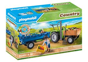 Playmobil Country Tractor met aanhanger 71249