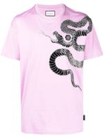 Philipp Plein t-shirt à imprimé serpent - Tons neutres - thumbnail