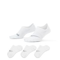 Nike Everyday Plus Lightweight Enkelsokken 3-Pack Dames Wit Grijs - thumbnail