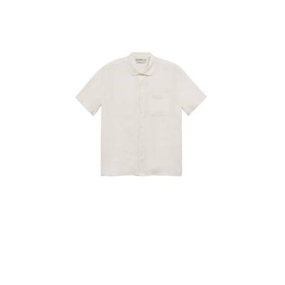Mango Man regular fit overhemd naturel wit
