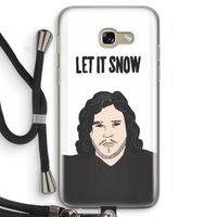 Let It Snow: Samsung Galaxy A5 (2017) Transparant Hoesje met koord