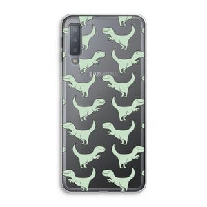 Dinos: Samsung Galaxy A7 (2018) Transparant Hoesje