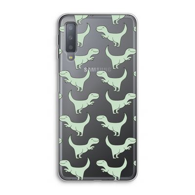 Dinos: Samsung Galaxy A7 (2018) Transparant Hoesje