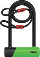 Abus ultra mini 410k/150hb180 u-lock incl. cobra loop cable and sh34 bracket