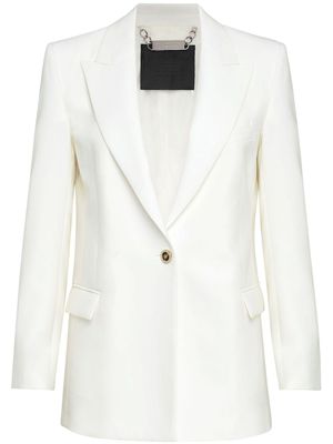 Philipp Plein blazer à simple boutonnage - Blanc