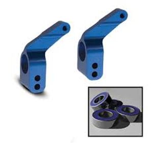 Traxxas - Stub axle carriers (2) aluminum (blue-anodized) (TRX-3652A)