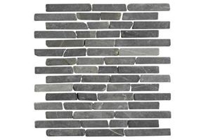 Terre d'Azur Silva grey mozaiek stroken 30x30