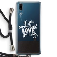 Partner in crime: Huawei P20 Transparant Hoesje met koord