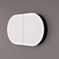 Hipp Design spiegelkast SPK91000 | 120x70x13 cm | Dubbelzijdige verlichting | Met spiegelverwarming en stopcontact