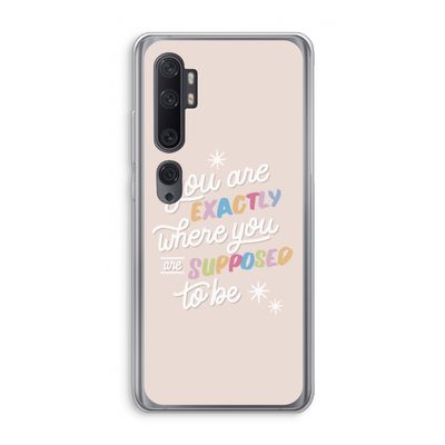 Right Place: Xiaomi Mi Note 10 Transparant Hoesje