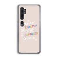 Right Place: Xiaomi Mi Note 10 Transparant Hoesje