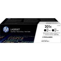HP Toner 201X Origineel 2-pack Zwart 5600 bladzijden CF400XD
