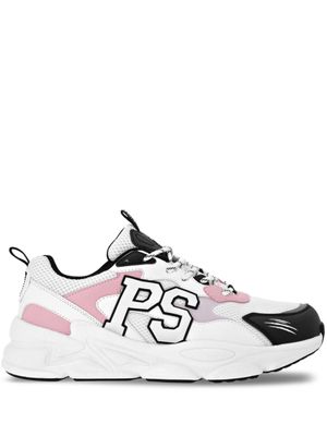 Plein Sport baskets à patch logo - Blanc