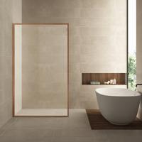 Wiesbaden Inloopdouche 100x200 cm - Nano Coating - Helder Glas - Brons Koper