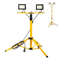 LED&apos;s Work bouwlamp/Werklamp op statief AC Bouwlamp - 2×20 W 4800 lm 4000 K