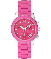 Horlogeband Michael Kors MK5443 Silicoon Roze 16mm Horlogeband Michael Kors MK5443 Silicoon Roze 16mm