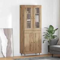 Hoge kast 2 pcs Artisan Eiken 69,5 x 34 x 180 cm Bewerkt hout