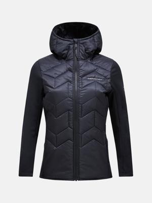Peak Performance Elevate Liner Hybrid Hood Isolatiejas Dames Black M