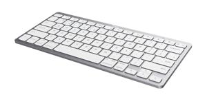 Trust 24651 toetsenbord Universeel Bluetooth QWERTY Amerikaans Engels Zilver