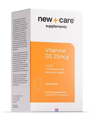 New Care Vitamine D3 25mcg Capsules