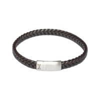 AZE Jewels Armband Single Flat String Brown AZE Jewels Armband Single Flat String Brown