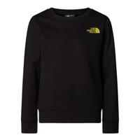 The North Face Redbox Regular Crew Trui Kinderen TNF Black/Sulphur Spring Green M