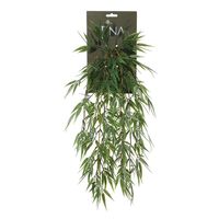 Louis Maes kunstplanten - Bamboe - groen - hangende takken bos van 158 cm   -