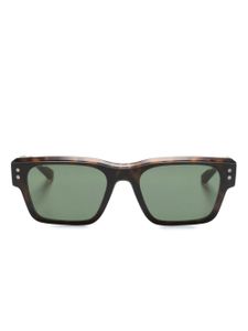 Snob lunettes de vue Giuan Mari à monture carrée - Marron