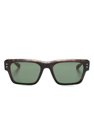 Snob lunettes de vue Giuan Mari à monture carrée - Marron