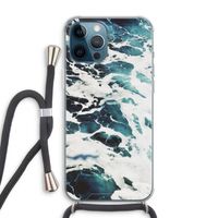 Golven: iPhone 12 Pro Max Transparant Hoesje met koord