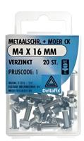 M.schroef moer ck m3x50mm 8st - Deltafix