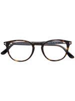 TOM FORD Eyewear lunettes rondes - Marron