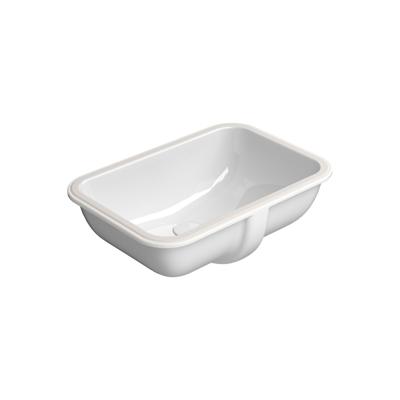Ingebouwde Keramische Wasbak Pura Sapho 35x50 cm Wit ExtraGlaze